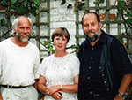 Ruth Baker Walton 1994 with Renowed Wildlife Artists John Seerey Lester and Alan Hunt